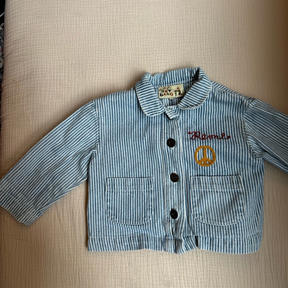 Hey Gang monogrammed jacket